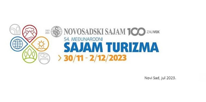 Меѓународен Саем на туризам во Нови Сад, Србија од 30 ноември до 02 декември 2023 година 